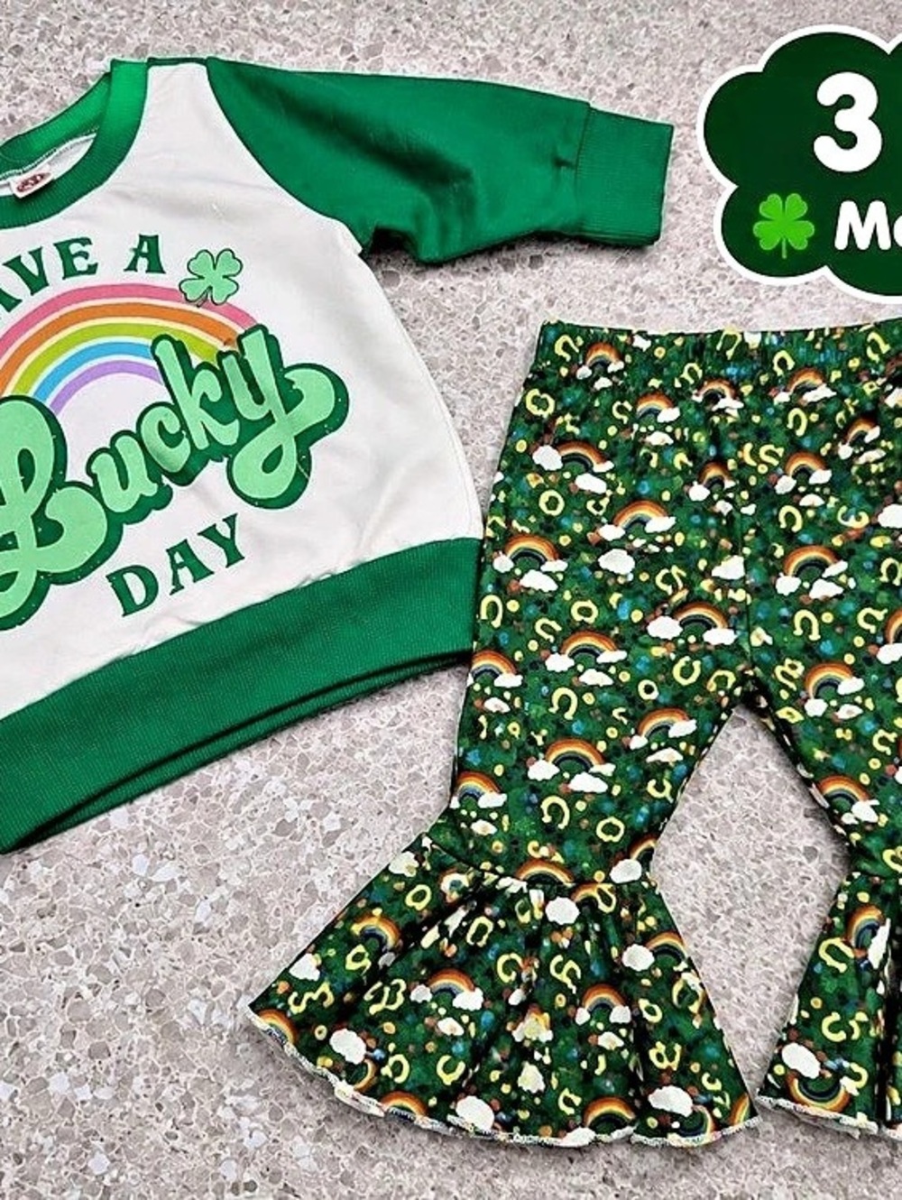 Baby Girls 3-6M Lucky Day Set NWT
